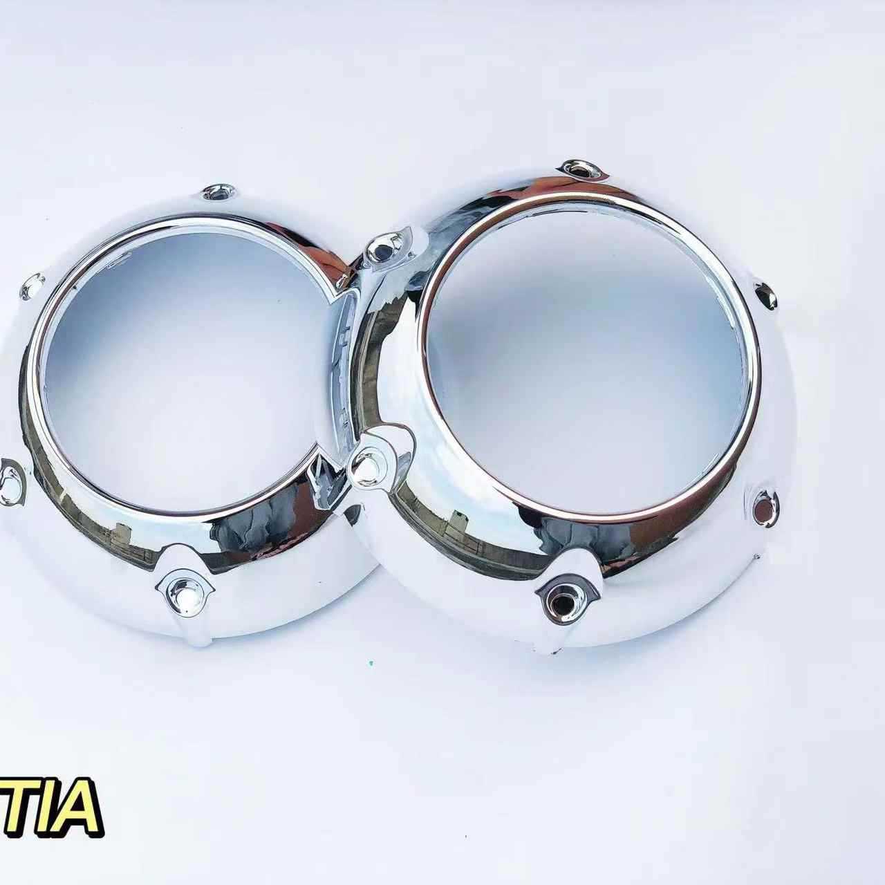 Faró del automóvil LED doble luz lente decoración cubierta de visor lente láser cubierta de decoración guía de luz ángel ojo