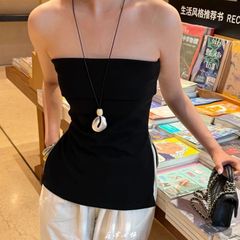 新款不规则哑光缕空椭圆抽拉式长款项链女欧美小众独特锁骨链挂饰