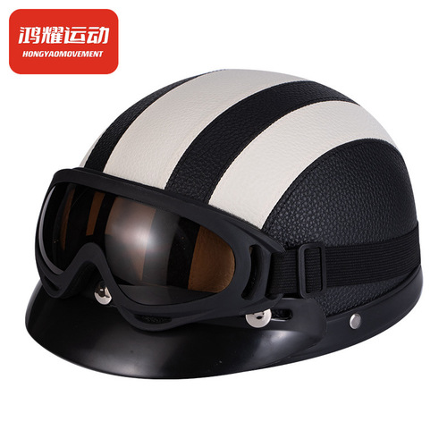 Foreign trade new hard hat cycling helmet gray men and women season warm half helmet four seasons universal protective detachable scarf