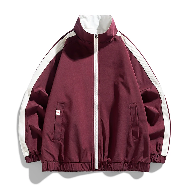 Tide, men's double-sided autumn windproof waterproof jacket, oversize