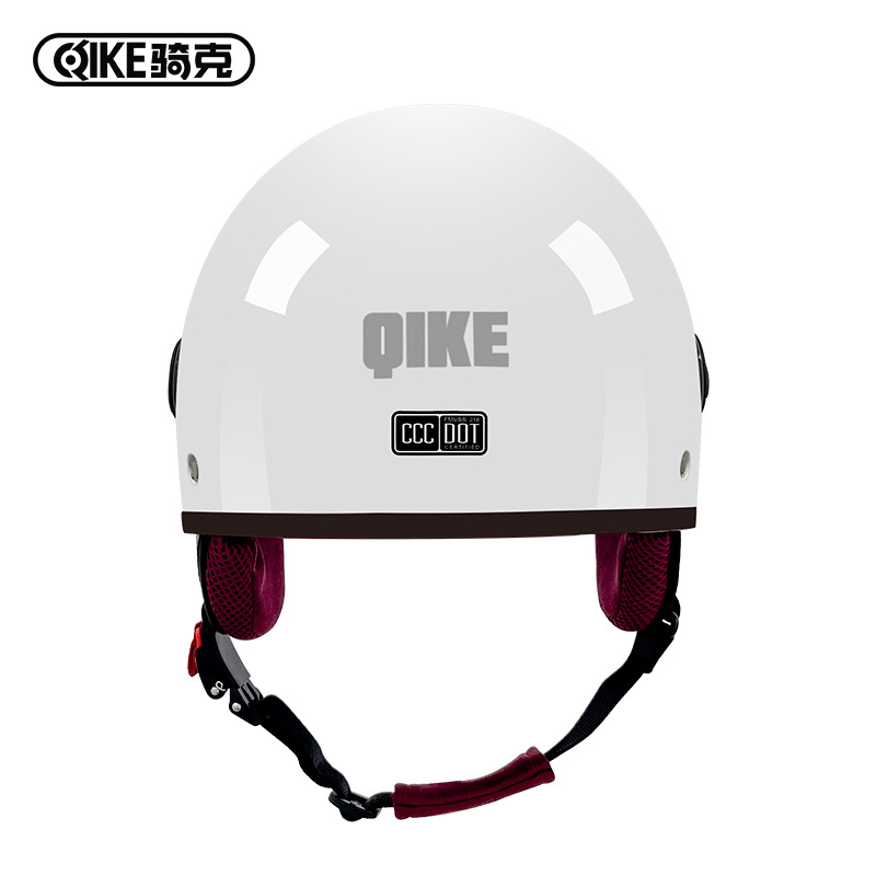 Montar gramo 4 sobre 3 cascos cascos para vehículos eléctricos para hombres y mujeres, motocicletas retro universales de cuatro estaciones, medio casco, casco de conducción