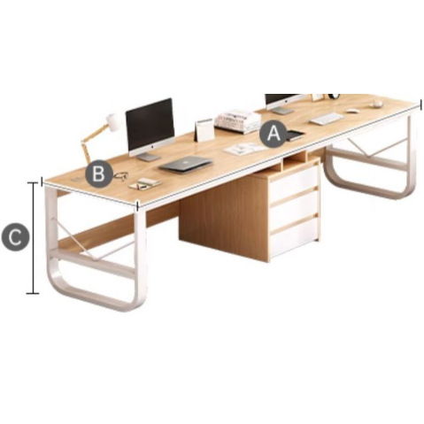 Escritorio de escritorio largo escritorio de escritorio