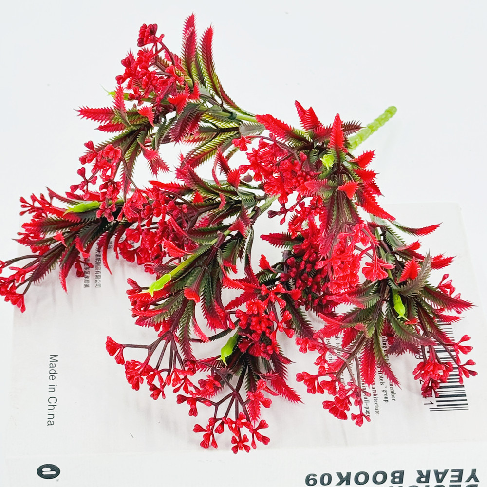 Lavanda de 6 tenedores rojo puro