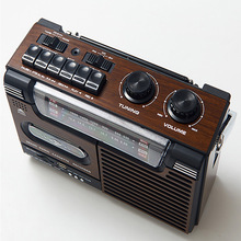 磁帶播放機老式80年代懷舊老人錄音機復古磁帶機收錄收音機多功能