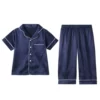 Pijama, T-shirt, trousers, with short sleeve