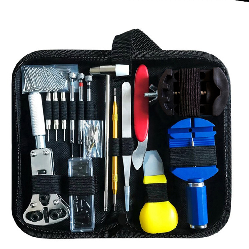 修表工具147件套钟表工具包套装手表拆带器修表工具多功能套装