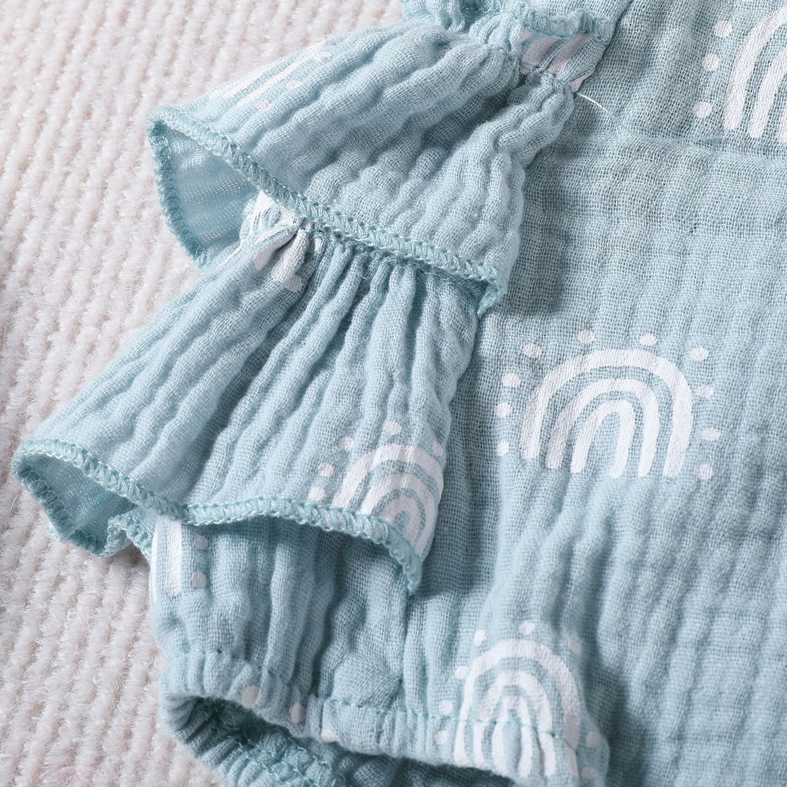 Cute Style Cute Rainbow Cotton Baby Rompers