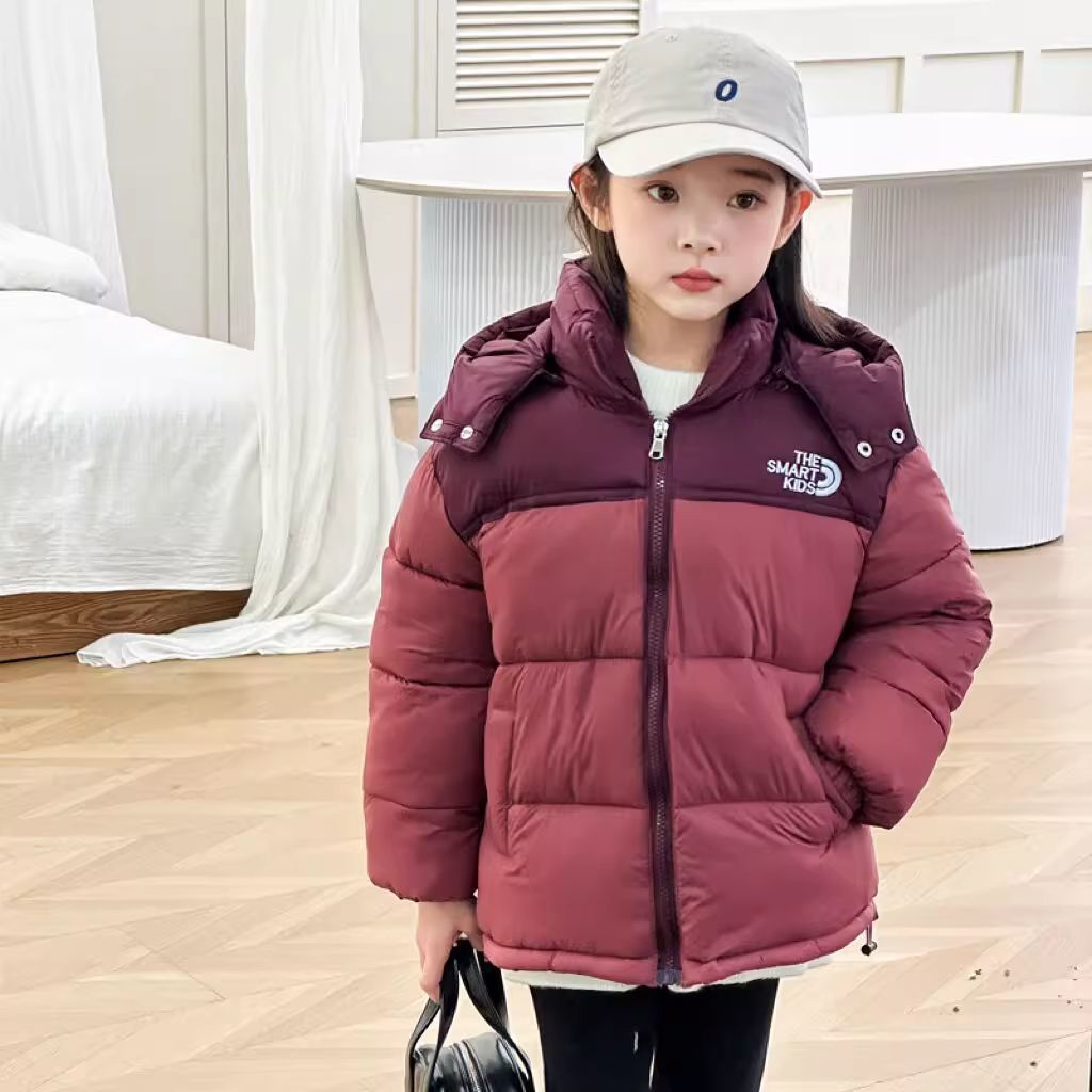 Algodón para niños grueso invierno nuevo chaqueta de algodón caliente chaqueta de invierno de niñas chaqueta de algodón