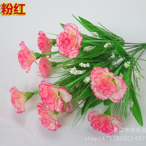 Suministro directo de fábrica día la madre simulación 10 clavel ramo juanhua eterna flor estrellada espuma