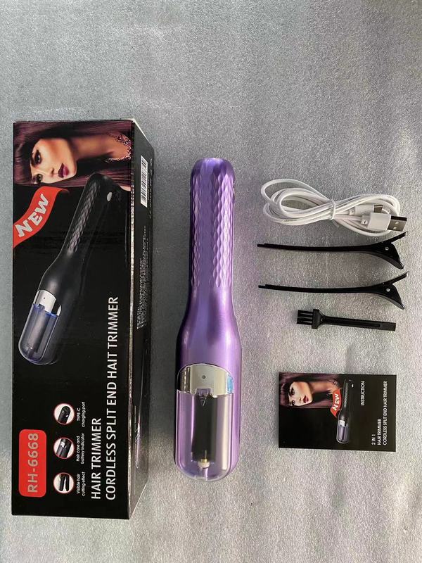 クロスボーダーヘアカッター、枝毛トリマー、充電式ポータブル家庭用自動ヘアカッター、充電式電気バリカン|undefined