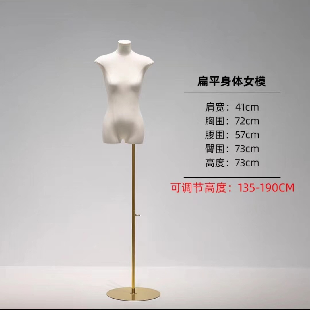 Maniquí Femenino de Medio Cuerpo de Plástico, para Tienda de Ropa image 37