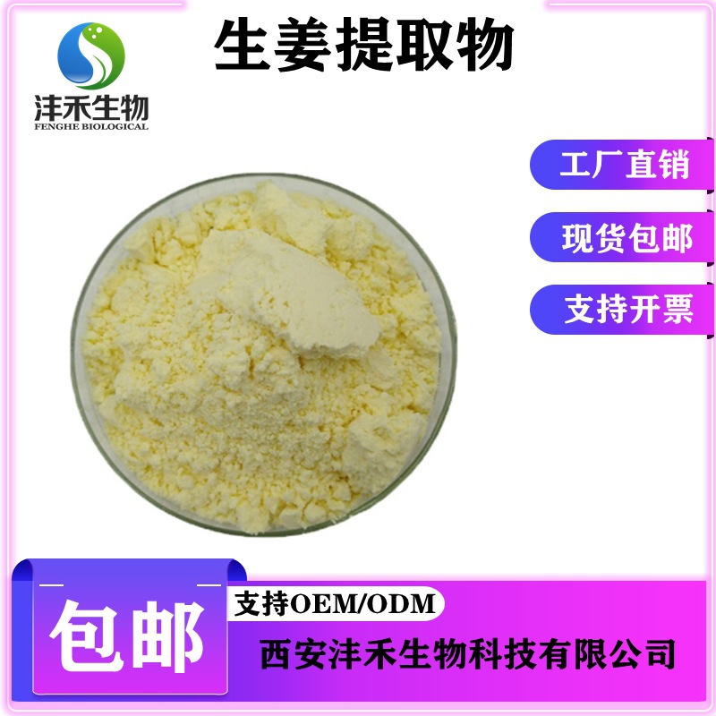 生姜提取物生姜粉姜辣素水溶姜辣素现货包邮 姜辣素10%