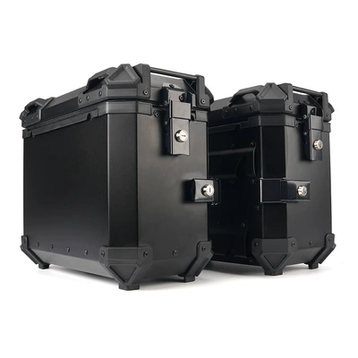 Motorcycle trunk – car large trunk - 35l-side-box-all-black-series