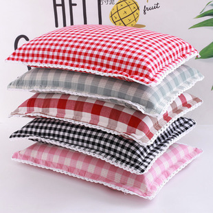 Buckwheat Shell Pillow Core Washed Cotton Pillowcase Soft Four-Season Universal Adult Children Student Dormitory Foreign Trade Wholesale