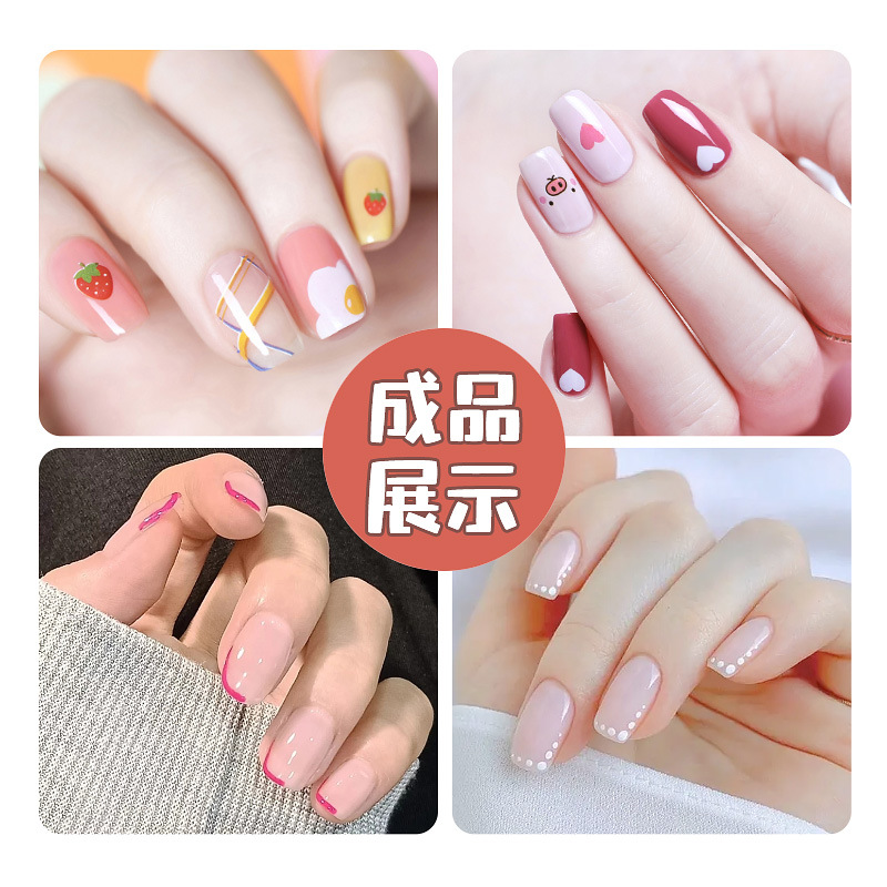 Nail Art pen Internet celebridad pintura acrílica pluma de pintura nueva pluma de pintura de uñas DIY transfronteriza pluma de dibujo de uñas de 12 colores