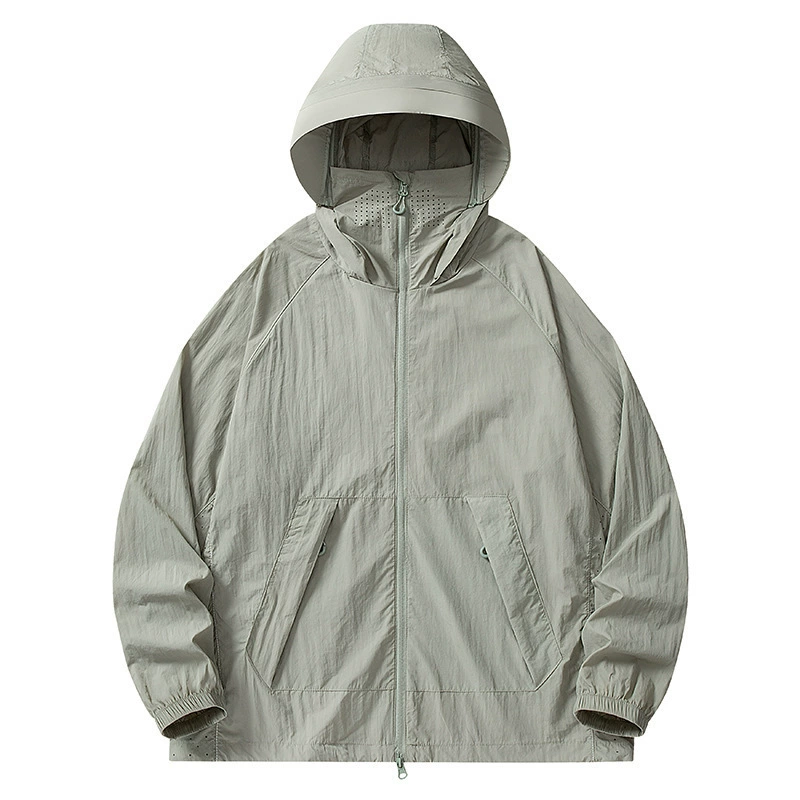 Летняя одежда из ледяного шелка для защиты от солнца для женщин, новинка 2025 года, пара, крутая куртка с защитой от УФ-лучей, дышащая тонкая солнцезащитная одежда для мужчин