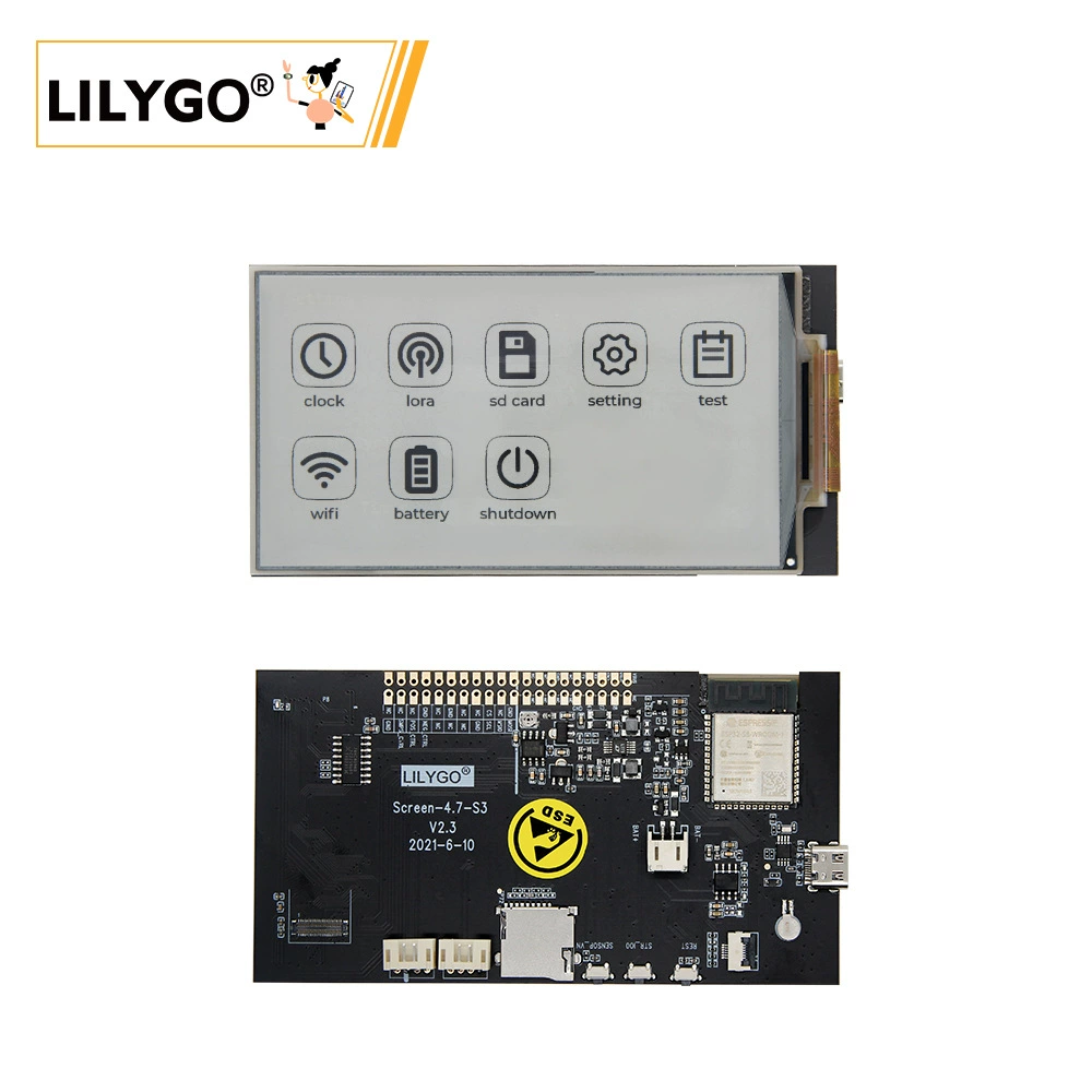 LILYGO T5 4.7 Inch E-Paper V2.3 ESP32-S3 ink screen can programming low power consumption