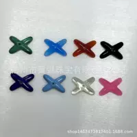 X Shape Большой бренд Распределительный крест Бирюзовый белый корпус Черный оникс Красный оникс Малахит X Shape Голый камень