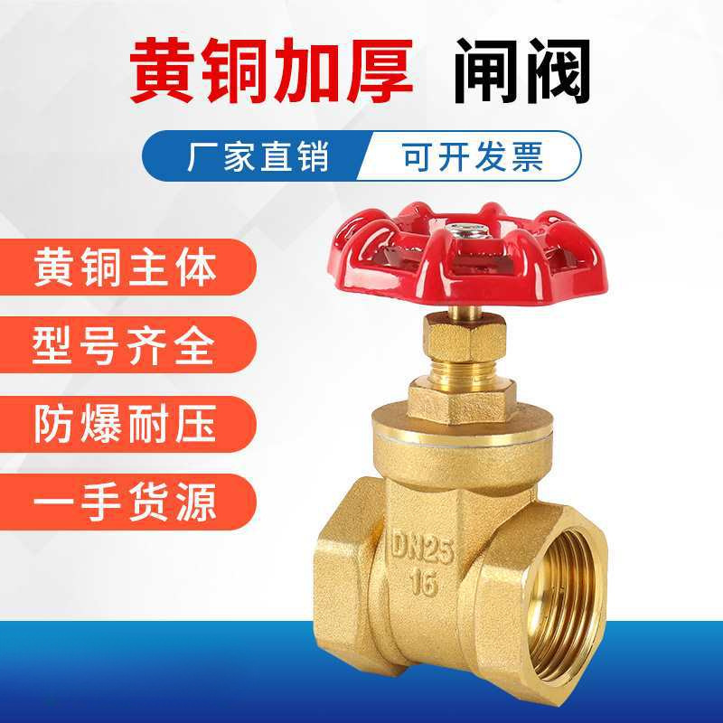 全铜闸阀4分dn15水表6分20自来水管1寸表前开关25总阀32阀门40 50