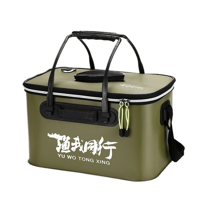  Fisher bucket fishing bucket fish box VA folding fish protection bucket live fish bucket thickened water bucket all-in-one fish fishing box AliExpress