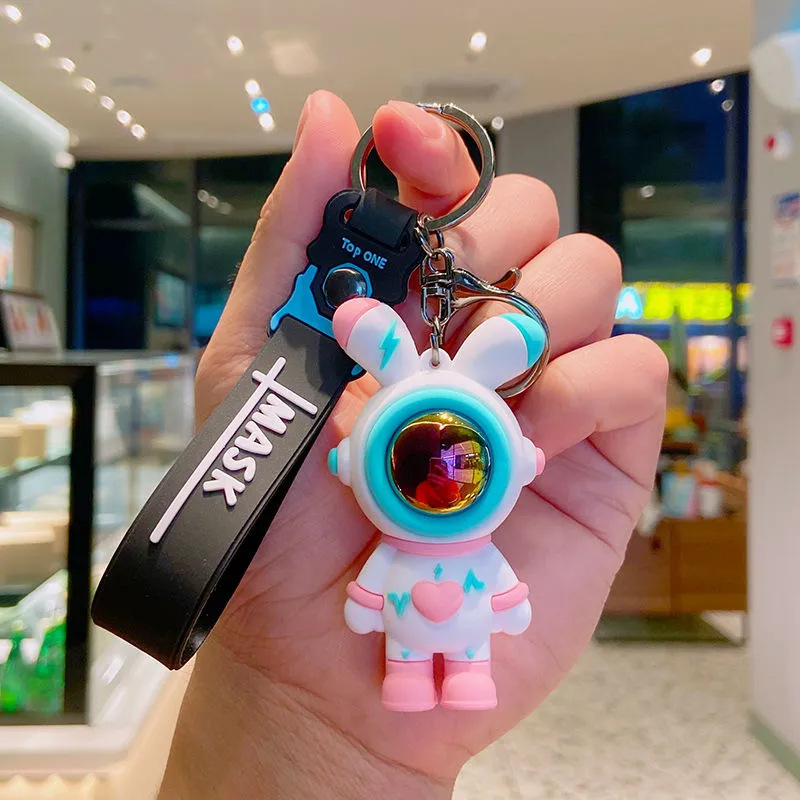 Lightning Bear bolsas de llaves de silicona para automóviles muñecas Lightning conejo adornos adornos