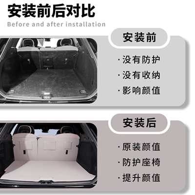 Chair back anti-kick pad — of Volvo Xc60 Rear Seat