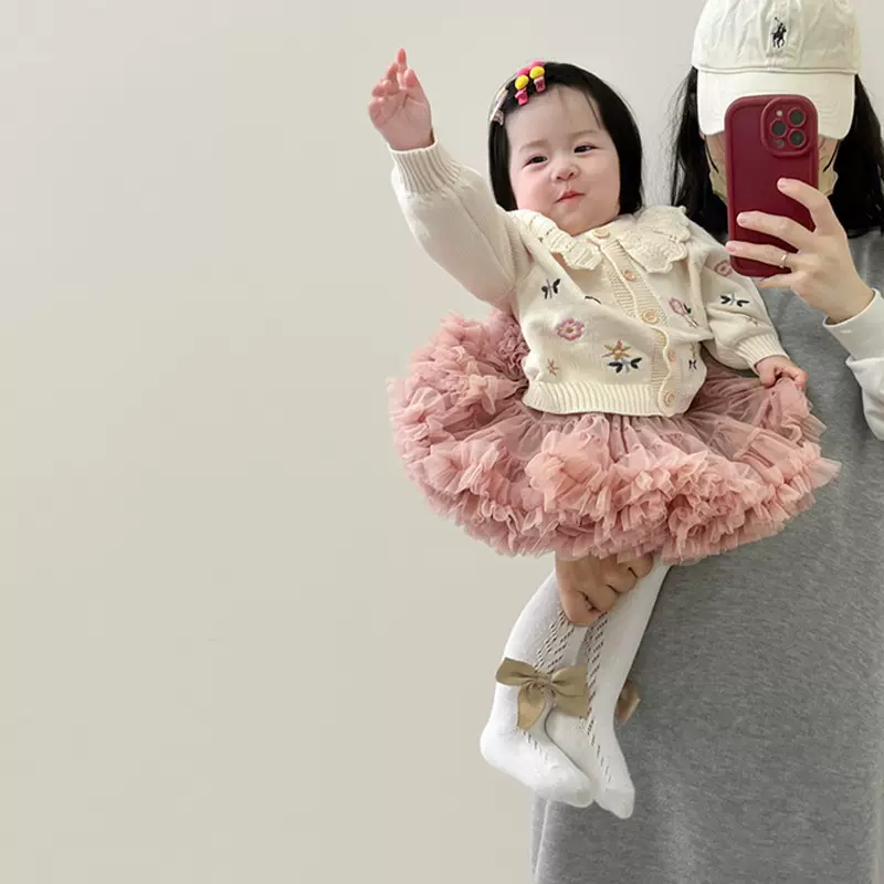 宝宝春装半身裙tutu裙女宝宝蓬蓬裙可爱公主周岁礼服韩版公主风