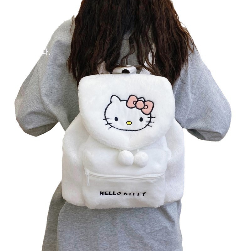 可爱い日系刺繍クロミメッティぬいぐるみリュックサック学生大容量リュックサックソフト妹かばんins|undefined