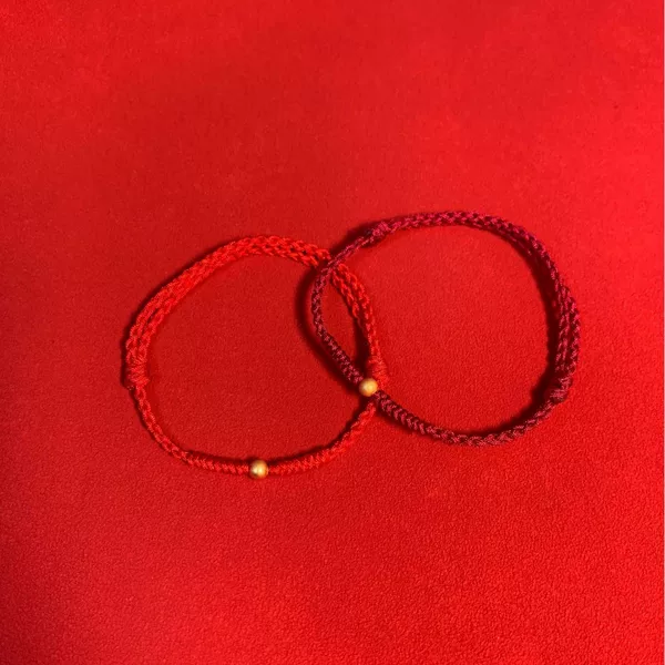 Year of the Horse Red String Bracelet, Handmade Red String Bracelet for Men and Women, Unisex Hand and Ankle Bracelet, Woven String Bracelet