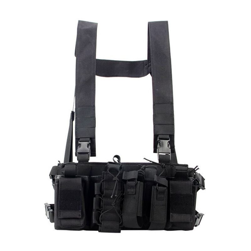 Foreign Trade Hot Tactical Molle Chest Hanging Military Fan CS Field Multi-function Shoulder Vest Chest Training Clothes