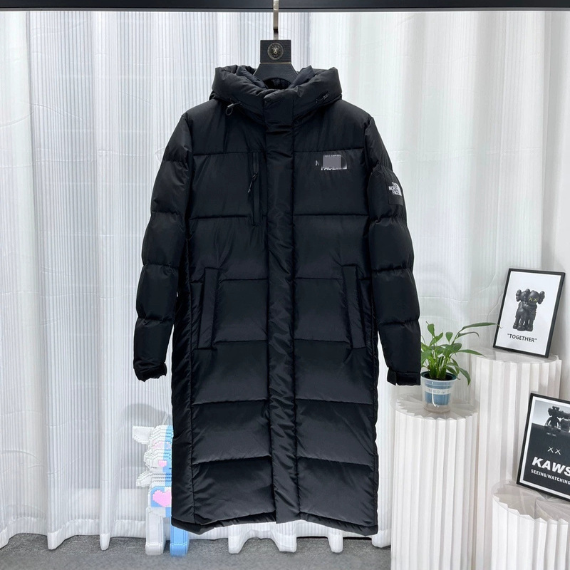 High-end version of The North Face, the same style as Shen Min'er's, unisex long down jacket for winter warmth