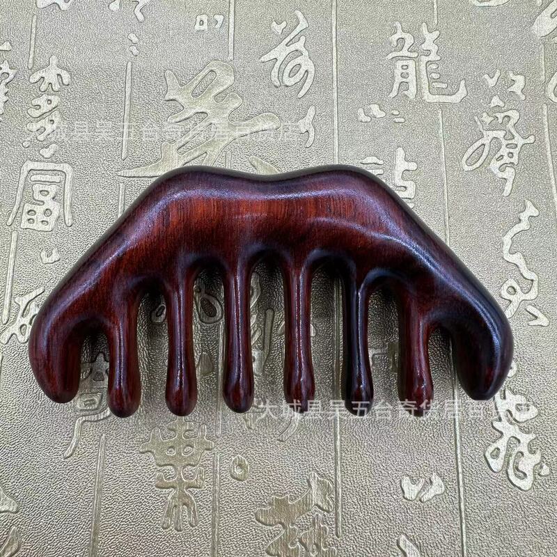 檀木櫛紫檀木質マッサージ櫛檀木寛歯櫛巻き櫛紫檀寛歯櫛緑檀木櫛|undefined