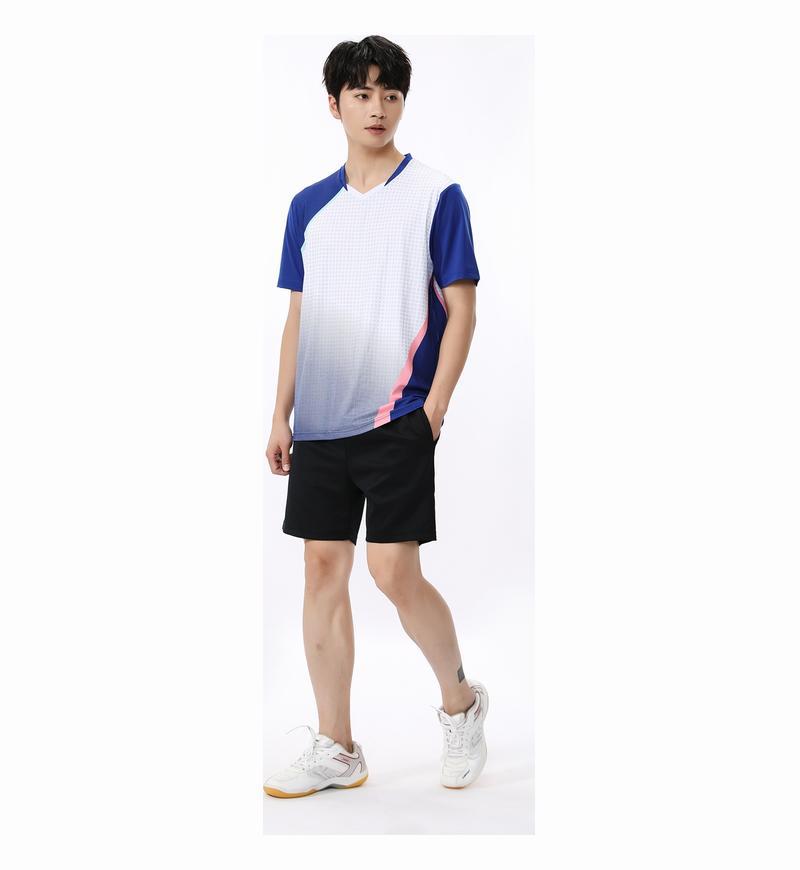 Nueva ropa de gimnasio para hombres secos rápidos de verano mangas cortas de cuello en V camiseta pantalones cortos trajes deportivos de equipo de baloncesto de mujer ropa de carrera