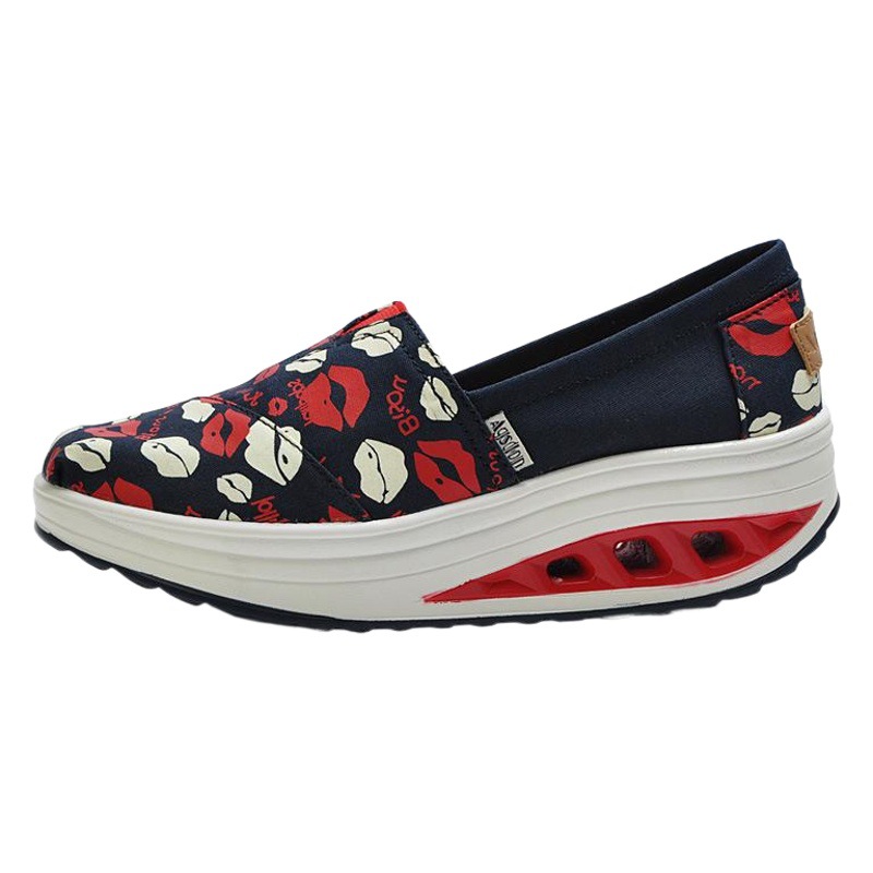 Augusto zapatos mecedora nuevos zapatos casuales de lona de estilo coreano para estudiantes mocasines de mujer zapatos de mujer Harajuku entrega de una sola pieza