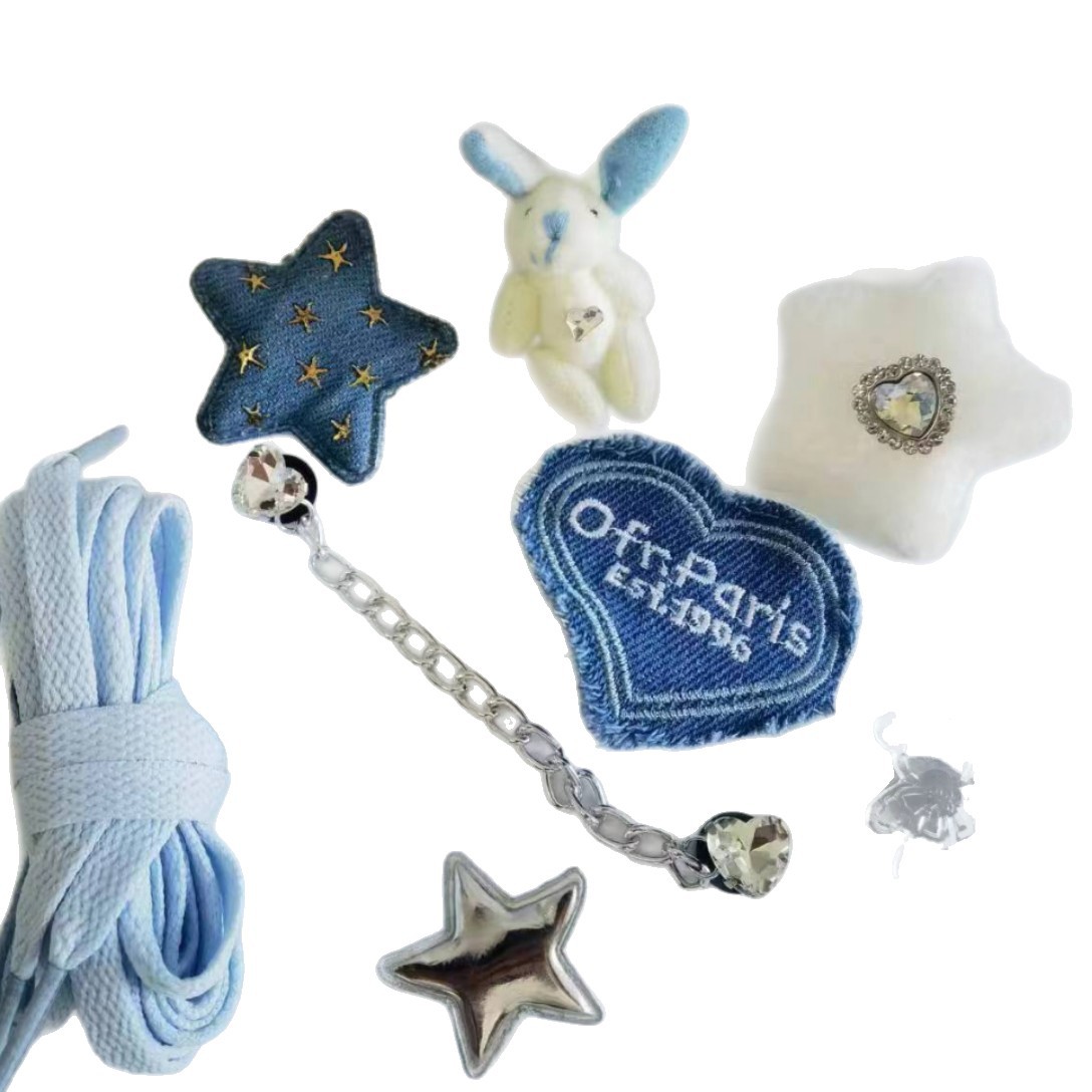 봉제 흰 토끼 슈트(신발 버클 포함)