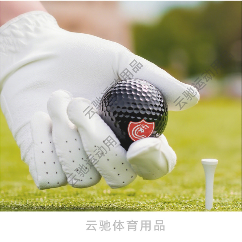 高尔夫彩色球高尔夫球双层彩色练习球比赛球可一粒定LOGO高弹力|undefined