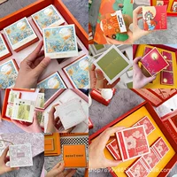 Коробка для упаковки лунного пирога Одна коробка для упаковки лунного пирога Независимая коробка для упаковки лунного пирога