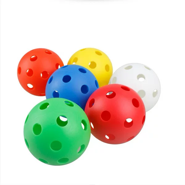 72mm Super Soft Baseball Practice Ball Pick Ball EVA Injection Molded 26 Hole Hole Ball Outdoor Sports Plastic Practice Ball