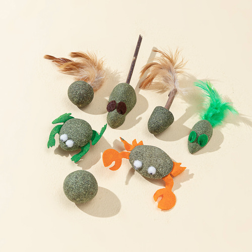 New Product Wood Gentian Chewing Stick Insect Gall Cat Toy Teeth Cleaning Cat Grass Ball Pet Supplies Cat Toys Wholesale