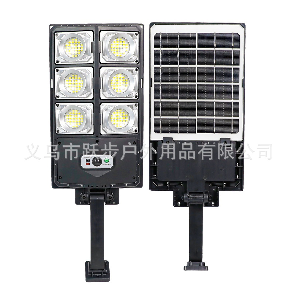 lámpara de calle solar integrada al aire libre lámpara de jardín doméstica lámpara de iluminación a prueba de agua super brillante rural lámpara de pared de inducción corporal