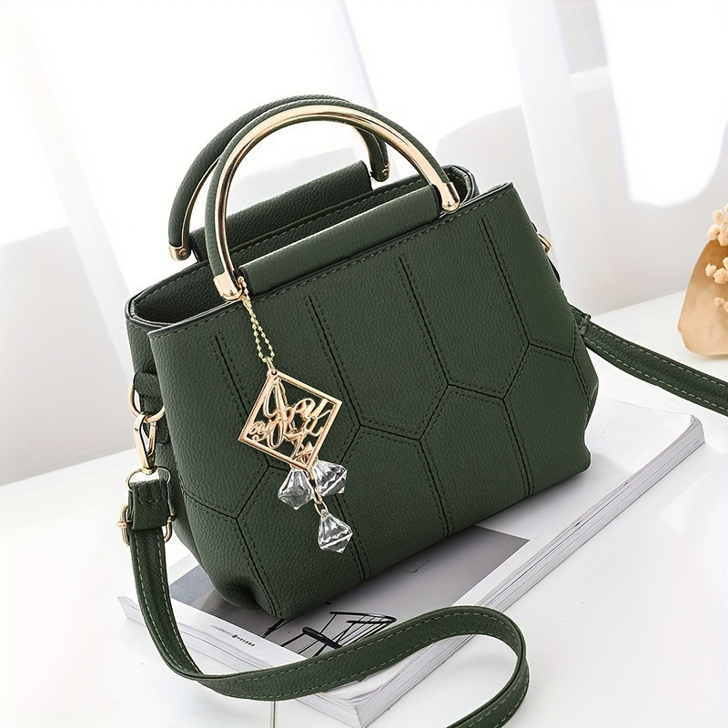 Winter handbag 2024 new fashion large-capacity bag middle-aged mother bag versatile single shoulder crossbody bag women's bag_voghion.com
