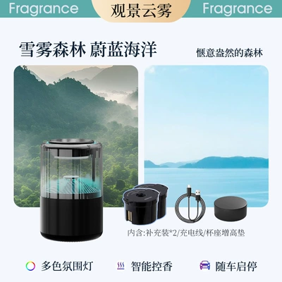 Car Perfume Aromatherapy — Aromatherapy - snowy-forest-azure-ocean-2-fragrance-boxes-in-total