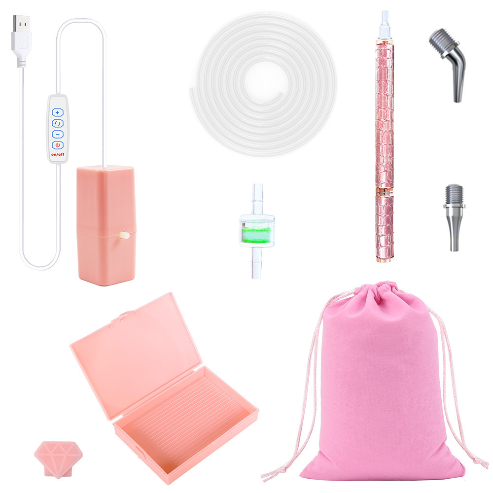 Pintura de diamantes nuevo bolígrafo de perforación de puntos eléctrico Amazon nuevo bolígrafo de succión al vacío broca de punto de succión herramienta de bricolaje