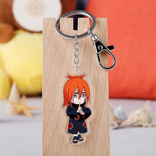 Anime Naruto Uchiha Clan Pein Acrylic Transparent Charms Naruto Sasuke Keychain