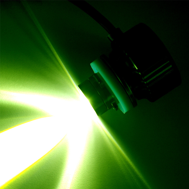 Coche LED láser niebla luz resaltar condensador lente H7 H8/H11 9005/9006 unidad incorporada de doble color de luz