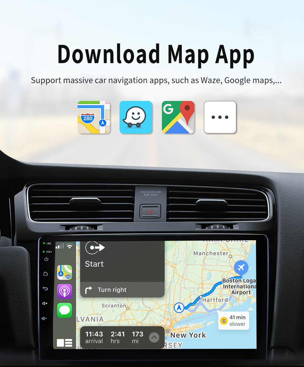 Cross-Border Factory Source Android Car Wireless Carplay Module Adapter Android Auto Connectivity Box