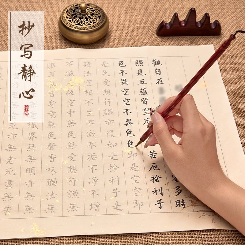 初学者经书抄写套装小楷毛笔临摹字帖抄写经书地藏经手抄静心手抄