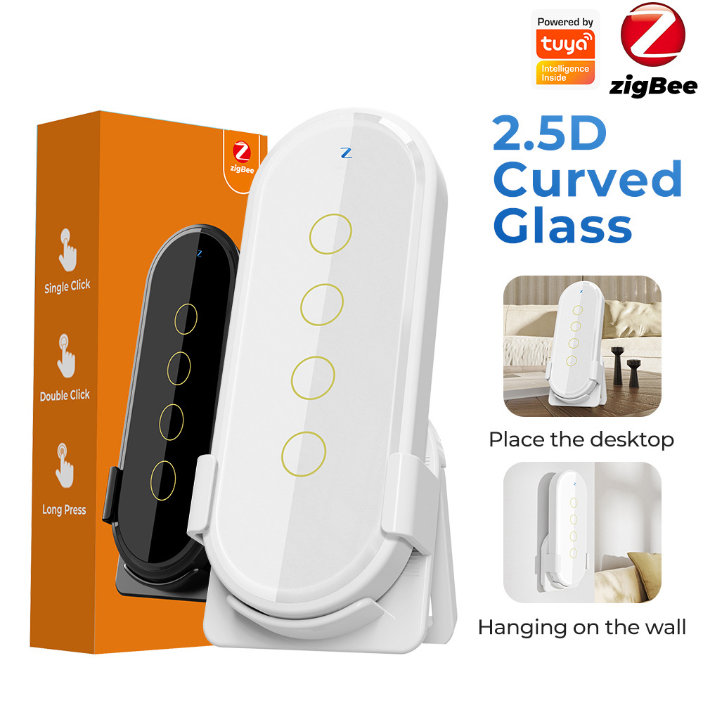 智能家居zigbee无线场景触摸开关遥控涂鸦APP控制Wireless Switch