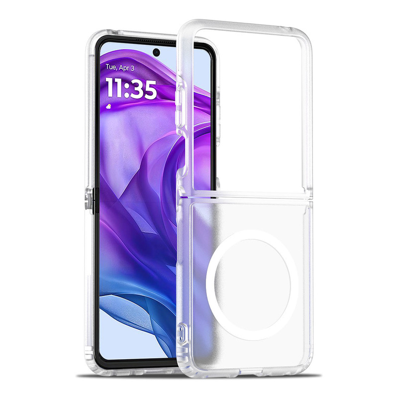 Motorola Razr 60 Ultra 肌に優しいつや消し携帯電話ケース Zflip7 強力な磁気 magsafe 保護カバーに適しています。|undefined