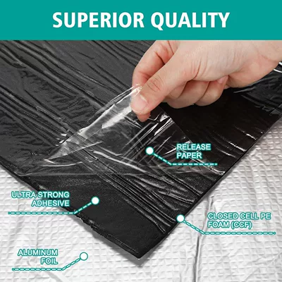 Car sound-absorbing cotton Soundproofing Pads, Noise Reduction Self-Adhesive